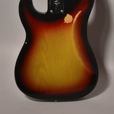 1976 Fender Precision Bass Three-Tone Sunburst w/OHSC image 5