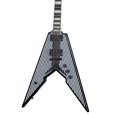 Wylde Audio Viking V Pinstripe EMG 81/85 Zakk Wylde V Shape Electric Guitar image 10