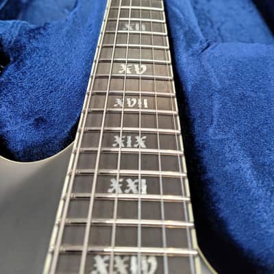 Used Schecter C-1 SLS Elite Evil Twin w/ Case image 13