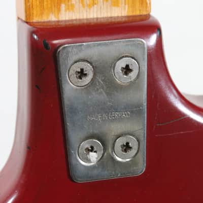 Framus Strato Super 5/155-52 Vintage Germany Electric Guitar 1967 Red - WOW! image 17