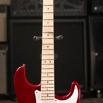 Fender Richie Kotzen Stratocaster, Maple Fingerboard Electric Guitar - Transparent Red Burst with Gig Bag - Demo image 4