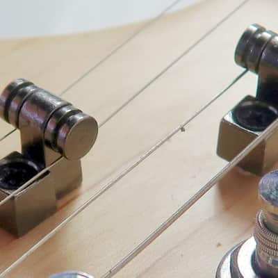 Roller Trees Set of Two Gunmetal / Black Chrome + Screws Essential on Headstocks with No Back Angle image 3
