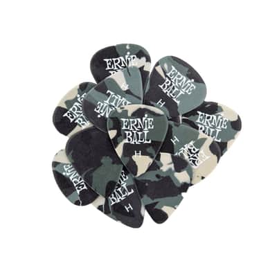 Ernie Ball P09223 Camouflage Heavy Guitar Picks (Bag of 12)