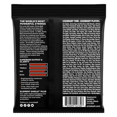 Ernie Ball 2730 Cobalt Skinny Top Heavy Bottom Slinky 10-62 image 2