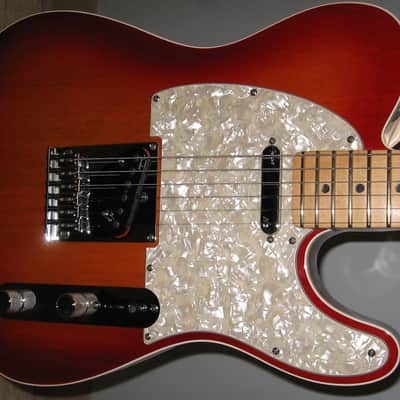 Fender American Deluxe Telecaster with Maple Fretboard OHSC 2014 - Aged Cherry Burst image 1