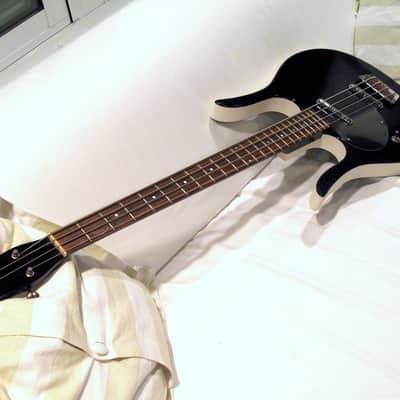 Jerry Jones Longhorn Bass 1992 - Left-Handed Black image 2