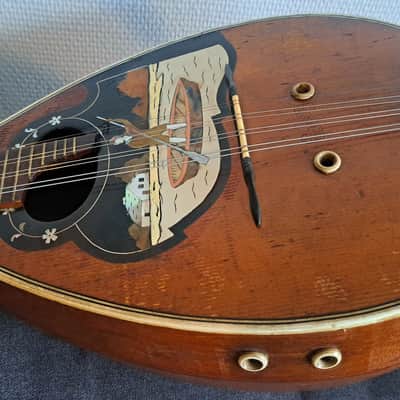 VOOTLANDSPERLE (VOGTL) Old "Boat" Mandolin 1920s image 8