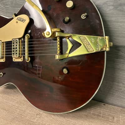Gretsch 6122 Chet Atkins Country Gentleman 1965 Walnut Brown Guitar & Case #2691 image 13