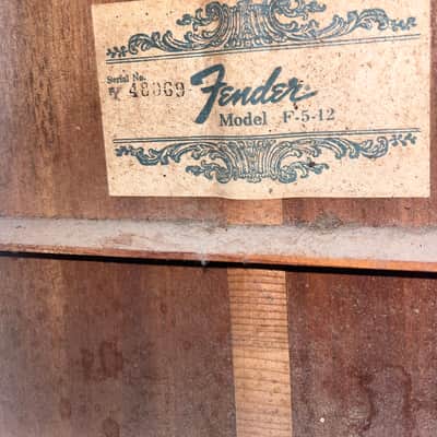 Fender F-55-12 1972 - 1978 - Natural image 1