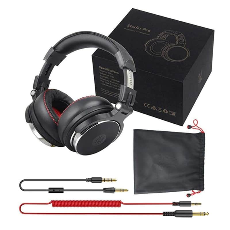 Professional Studio Pro DJ Headphones (Black) image 1