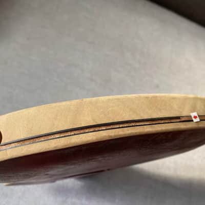 LAG Mahogany Wood Guitar Body with Tiger Maple Top image 10