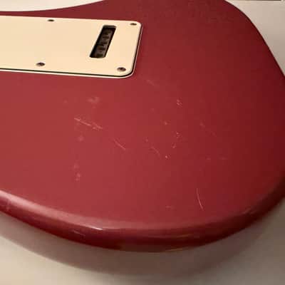 1995 Fender American Standard Stratocaster with Matching Headstock - Burgundy Mist image 13