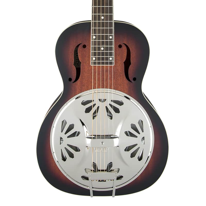 Gretsch G9230 Bobtail Square-Neck - Spider Cone Resonator, 2-Color Sunburst image 1
