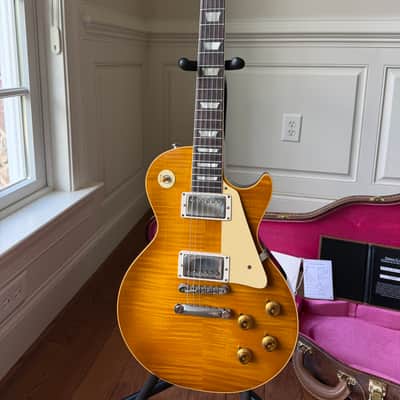 2026 Gibson Custom Shop Les Paul Standard ‘59 Reissue R9 VOS - Dirty Lemon Burst image 4