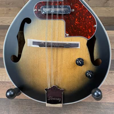 Ibanez M510E-OVS A Style Mandolin w/Pickup Open Pore Vintage Sunburst Finish image 3
