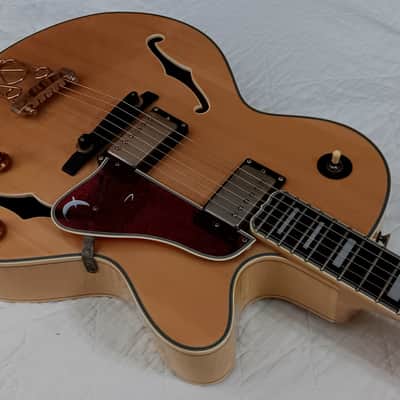 90s Epiphone Joe Pass Emperor I — Rare Early Deep Body Spec (Samick MIK) w/ OHSC - Gorgeous Natural Finish 1990s Natural image 8