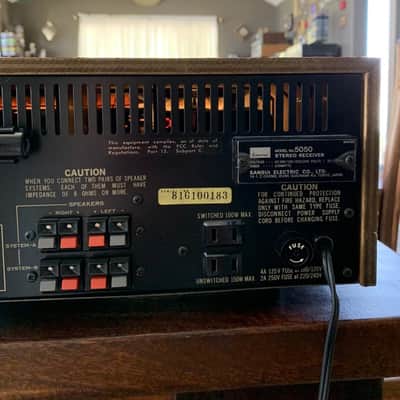 Sansui 5050 - Silver with wood siding image 11