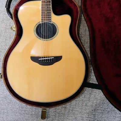 Yamaha APX600 Thinline & Electronics 2010s - Hard case, Natural image 3