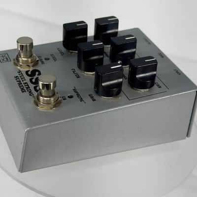 Vertex Steel String Supreme SSS Overdrive Pedal - Silver image 3