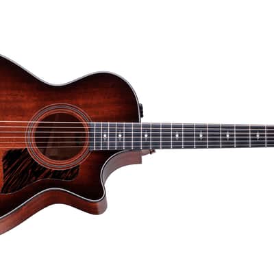 Taylor 322ce 12 Fret Grand Concert, Mahogany Top Back & Sides, Tobacco with Case image 10