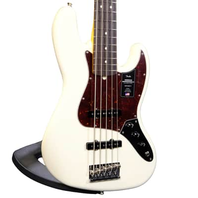 Fender American Professional II Jazz Bass V - Olympic White image 5