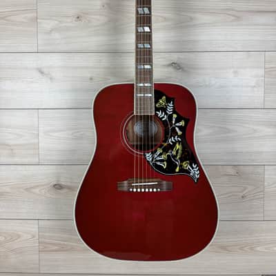 Gibson Acoustic Hummingbird Standard Acoustic-electric Guitar - Wine Red image 2