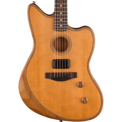 Fender Acoustasonic Standard Jazzmaster Aged Natural image 1