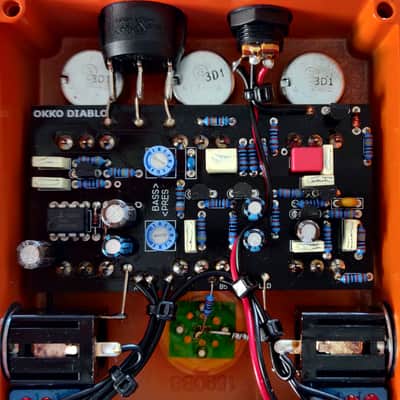 2 OKKO Pedals - Dominator MKII & Diablo Gain+ - 2 Pedals in 1 listing! image 12