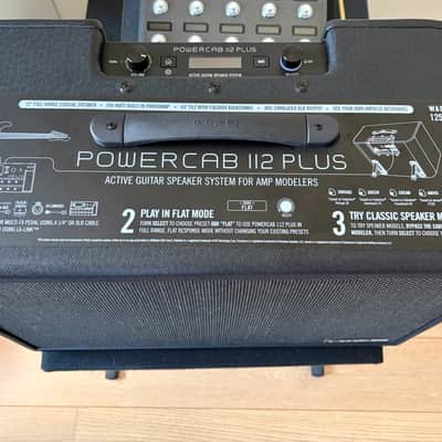 Line 6 Powercab 112 Plus 250-Watt 1x12" Active Guitar Speaker Cabinet 2018 - 2021 - Black image 3