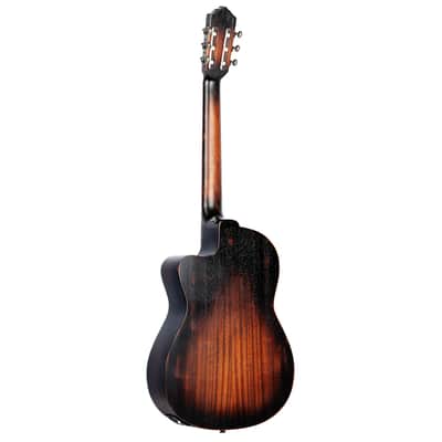 Ortega DSSUITE-C/E The Private Room Series Solid Spruce Top Mahogany Neck Nylon 6-String Classical Acoustic-Electric Guitar w/Gig Bag image 6
