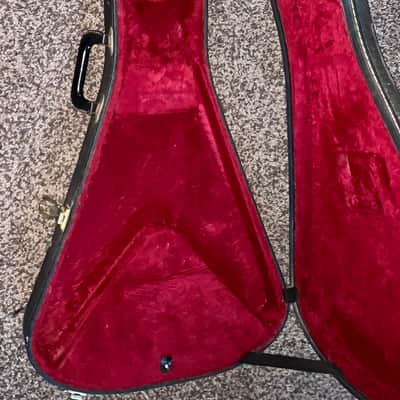 Vintage 1980’s Hamer USA  Guitar hardshell case  for Flying V vector image 6