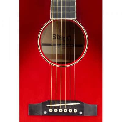 Stagg SA35 DS-TR Dreadnought Basswood Top Slope Shoulder Catalpa Neck 6-String Acoustic Guitar image 3
