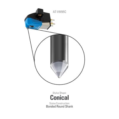 Audio-Technica: AT-VM95C Phono Cartridge (w/ Conical Stylus) image 2