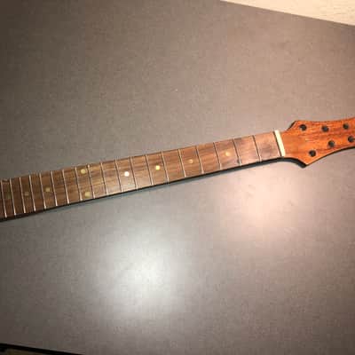 prs style  3x3 exotic wood guitar neck for luthier repair parts image 1