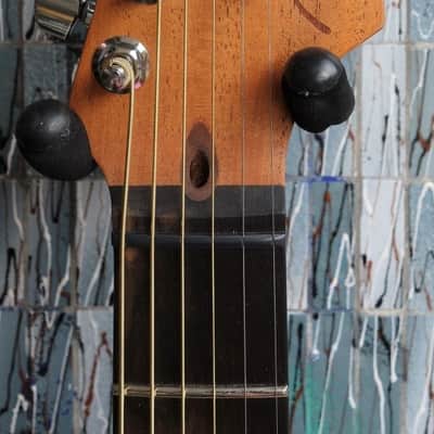Fender American Acoustasonic Stratocaster, Ebony Fingerboard, Transparent Sonic Blue image 5