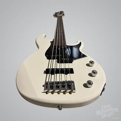Yamaha BB235VW 5-String Bass Guitar, Vintage White image 9