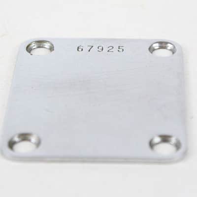 1961 Fender Stratocaster/Telecaster/Jaguar/Jazzmaster/Precision Bass 4-Bolt Neck Plate PBass USA 1960s Pre-CBS image 2