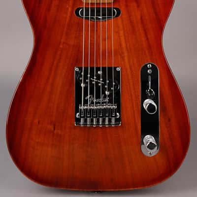 Fender American Select Carved Top Koa Telecaster 2012 - Sienna Edge Burst image 2