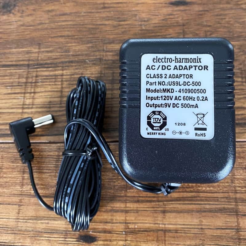 Electro-Harmonix EHX US9-L-DC-500A 9v 500mA Single Effect Pedal Power Supply image 1