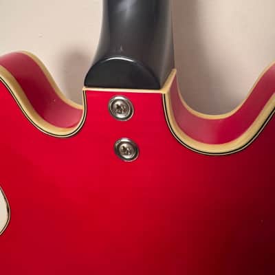 Mosrite Celebrity 2 1964 - Red with original case image 8