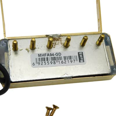Artec Neck Mount Alnico 5 Gold Humbucker for Hollow Body Guitar Bild 7