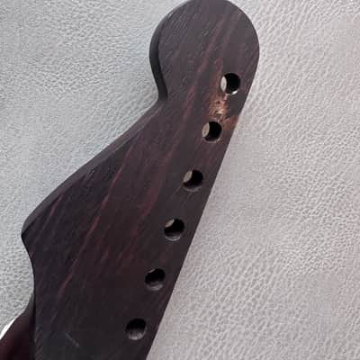 22-Fret Wenge Stratocaster Guitar Neck image 3