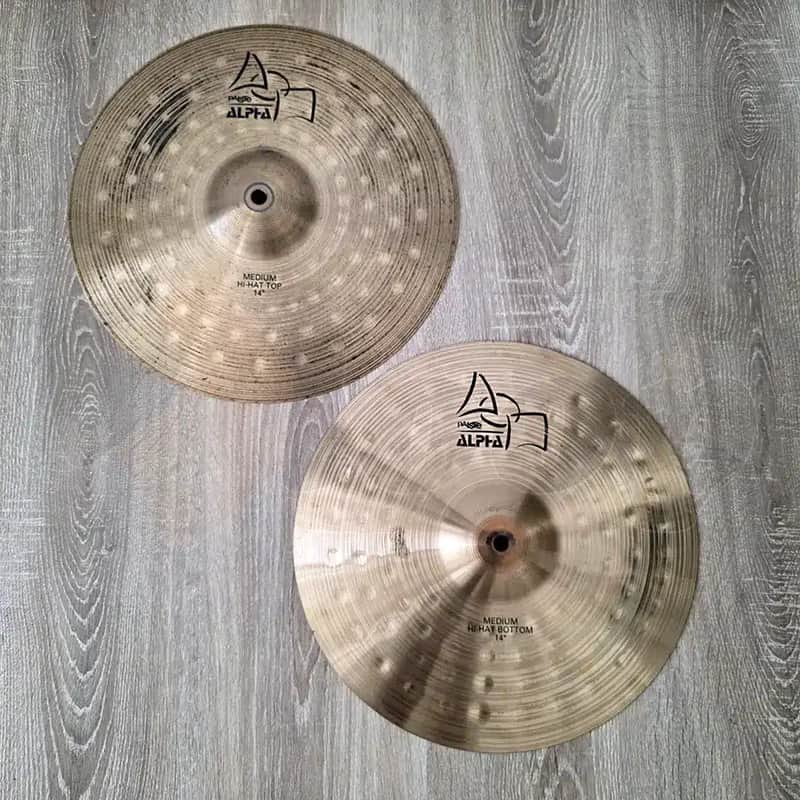 Paiste Alpha hi-hat cymbals image 1