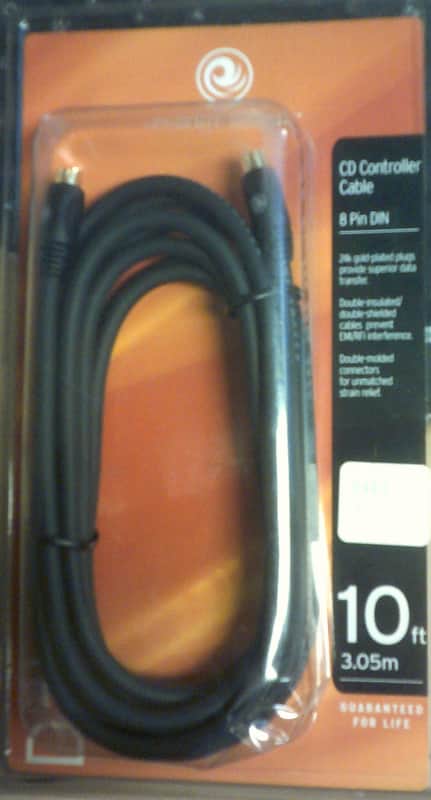 Planet Waves CD Controller Cable 10Ft image 1