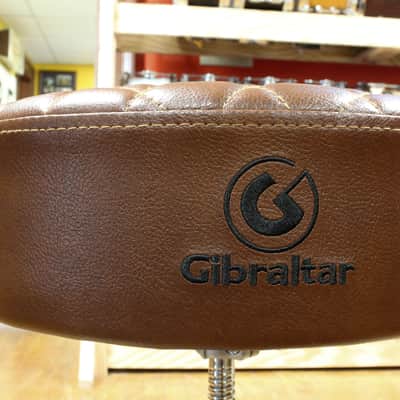 Gibraltar 9808 15″ Stitched Round Throne, Chestnut image 4