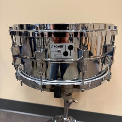 Vintage Sonor Phonic Steel Snare Drum – 14x6.5 – Made in Germany image 1