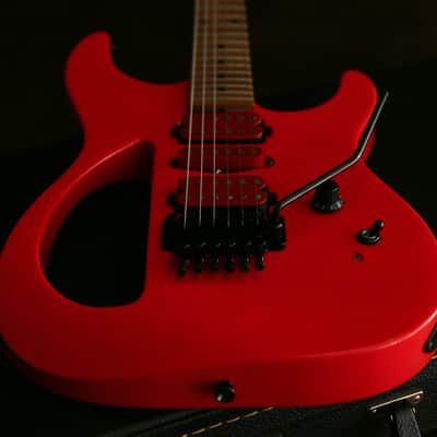 Kramer CK110 Tatsuya Signature Model Red/Orange & Kinsman Hard Case image 6