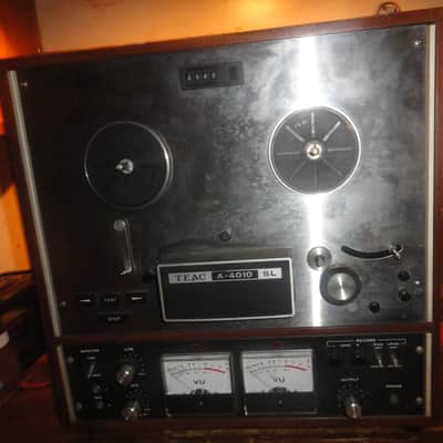 WORKING TEAC A-4010SL 1/4" 2-Track Reel to Reel Tape Recorder 1970s - Silver image 3