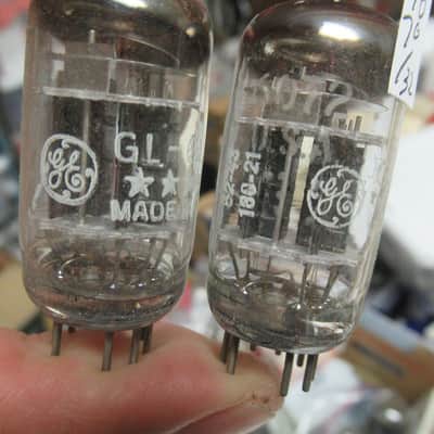 G.E 6072A G.E. 5 STAR 3 MICA TUBES 12AY7 image 5