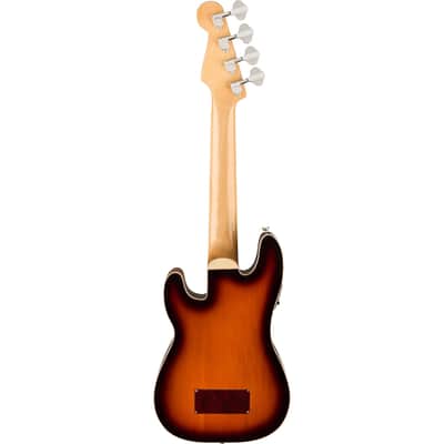 Fender Fullerton Precision Bass Ukulele - Walnut Fingerboard, 3-Color Sunburst image 3